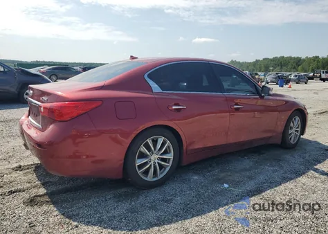 2014 Infiniti Q50 Base z USA, uszkodzony, nr VIN JN1BV7AP4EM691664